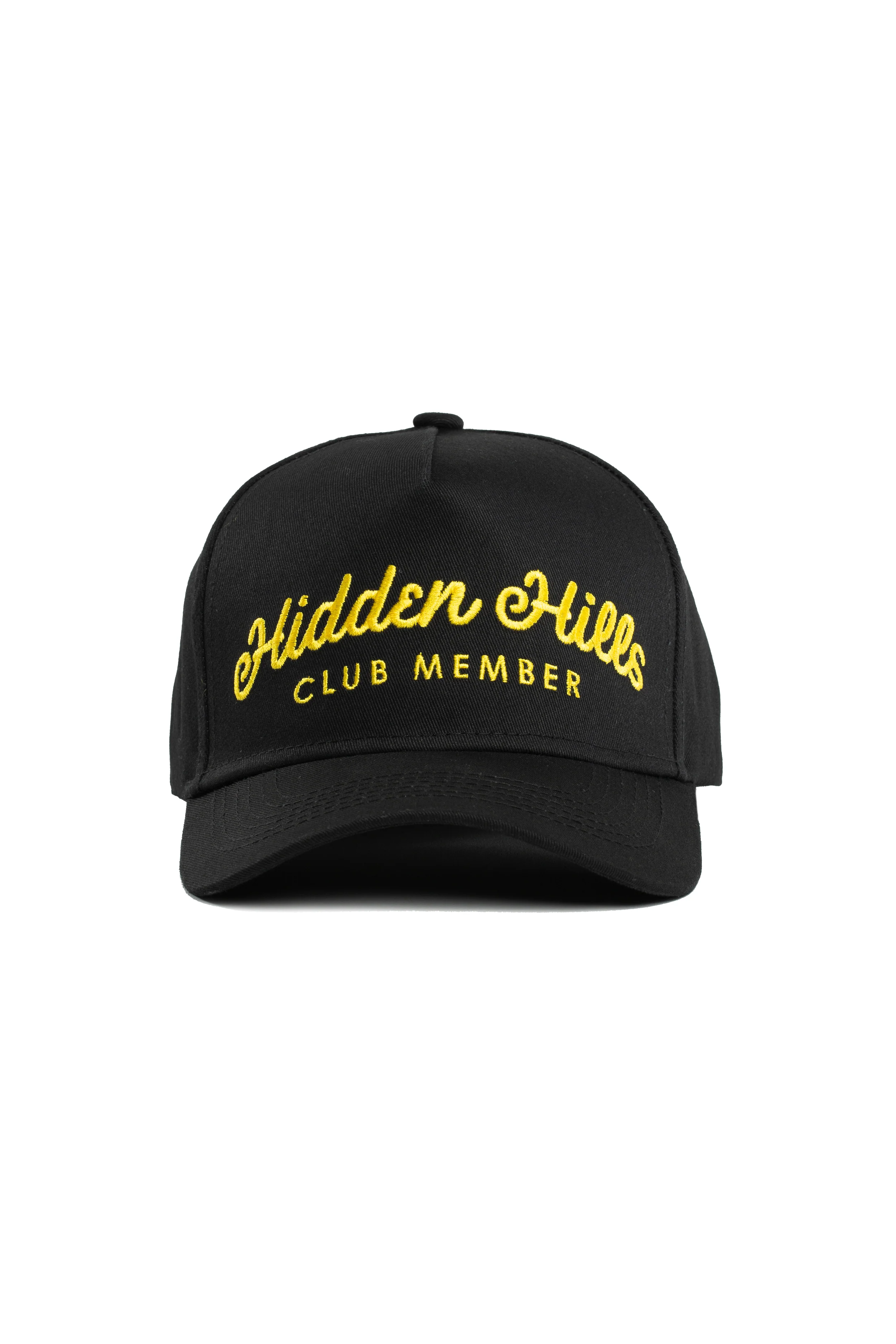 Black - Club Member Hat - Yellow Script - Image 3