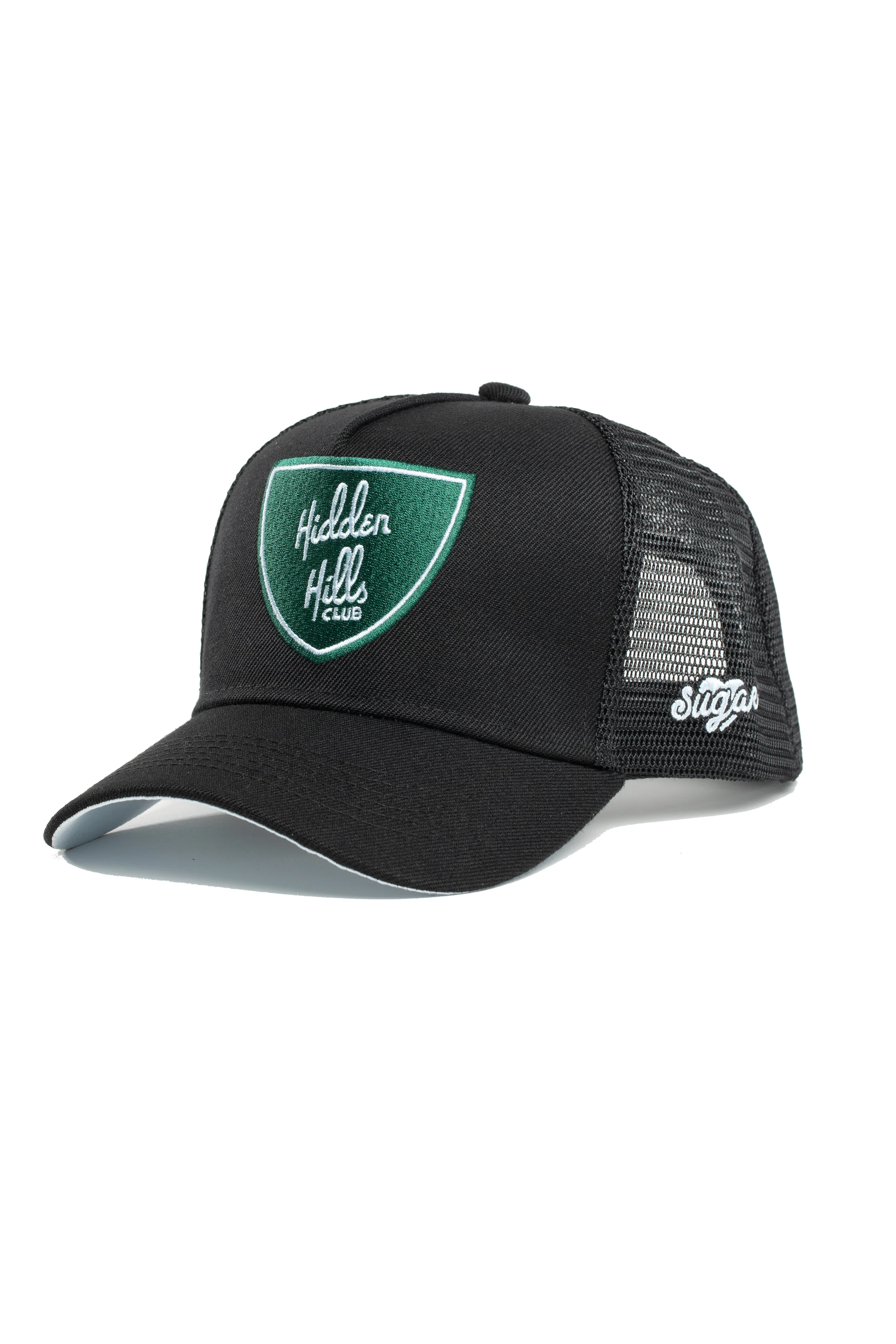 Black - Green Shield Rizz Trucker Hat