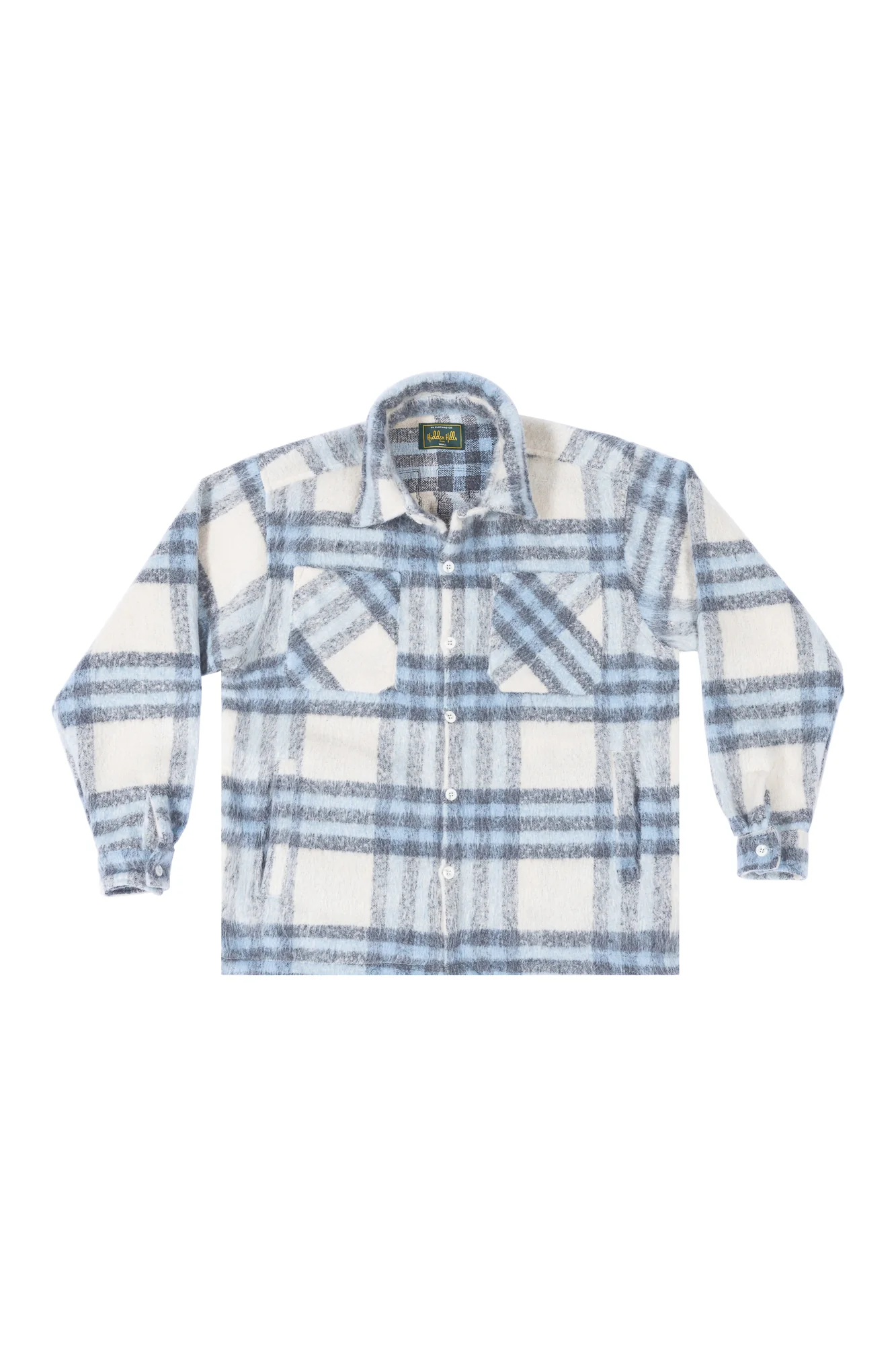 Crescent Patch Flannel - Blue