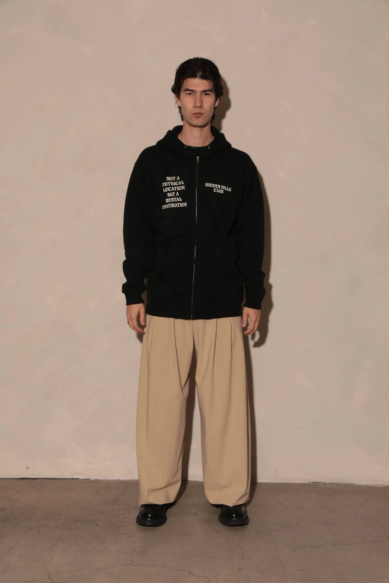 Gothic Mantra Zip Up Hoodie - Image 4