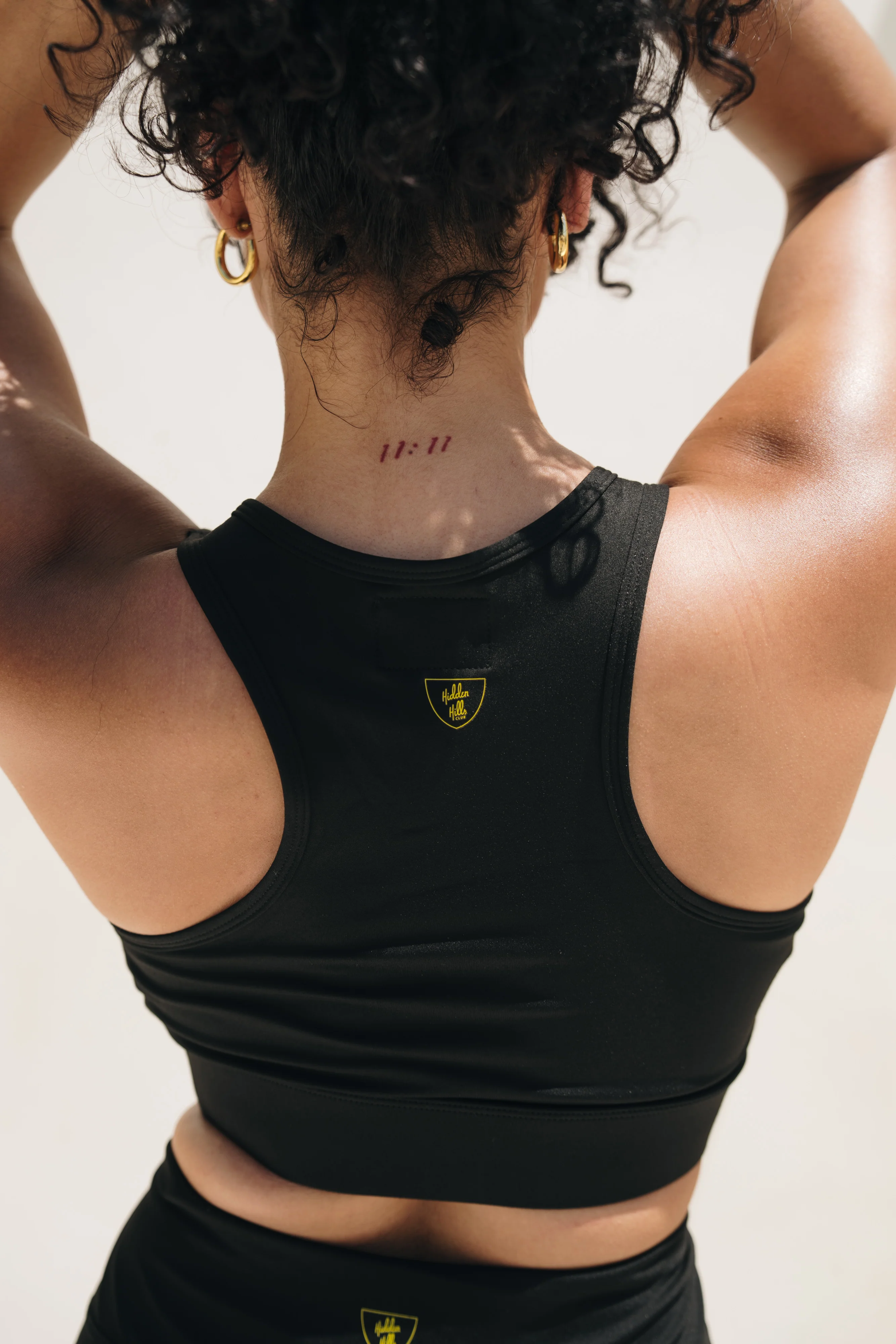 Women's Racer Back Top - Black - Image 4